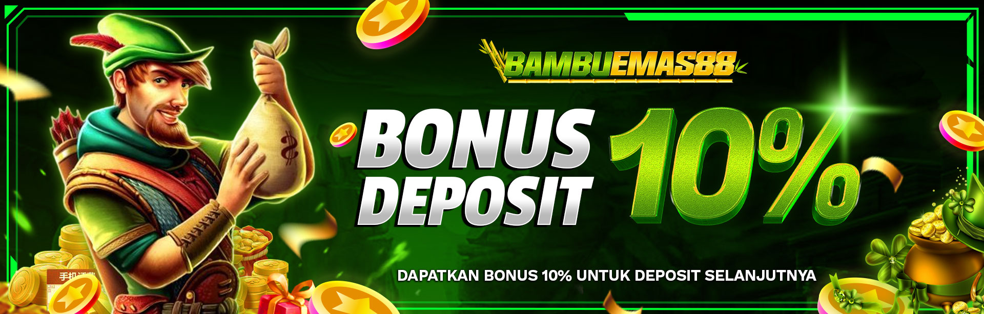 BONUS CASHBACK 10%