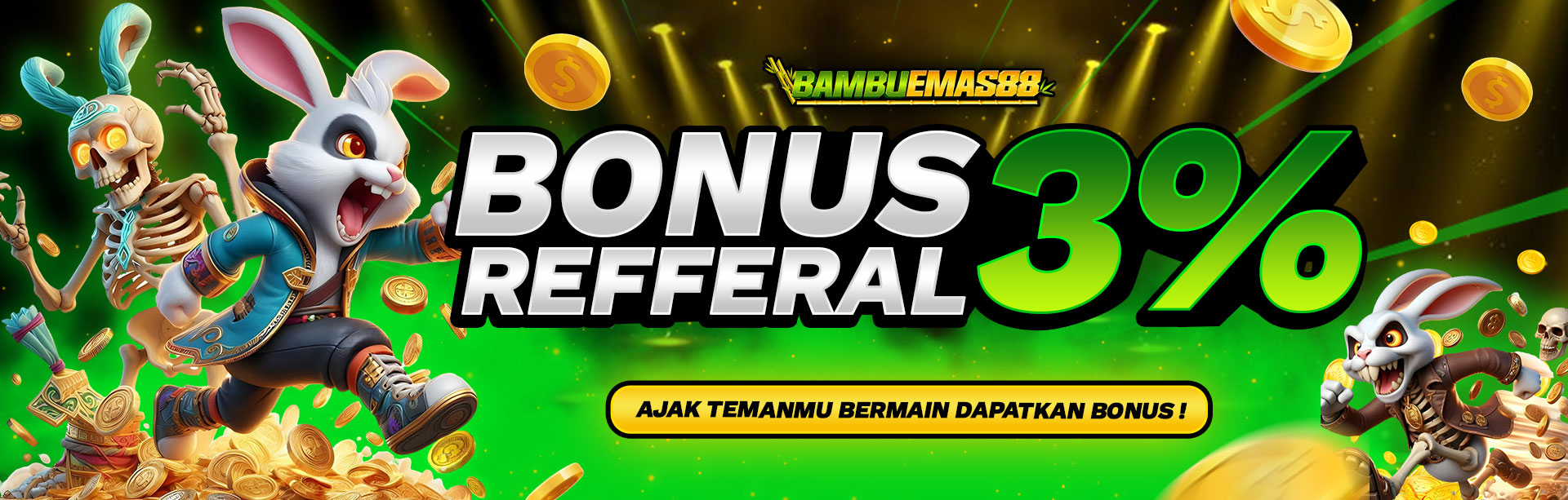 BONUS REFERRAL 3%